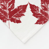Kanada Blanket Retro Kanada Souvenir Blanket Fleecedecke (Ecke)