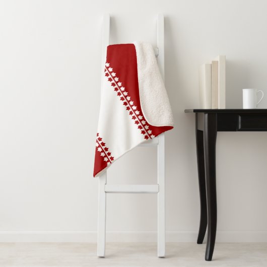 Kanada Blankets Canada Maple Leaf Throw Blanket Sherpadecke (Beispiel)