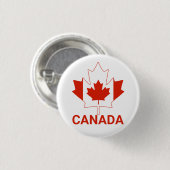Kanada-Blatt Button (Vorne & Hinten)