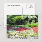 Kanada-Blumenflagge Postkarte (Vorne/Hinten)
