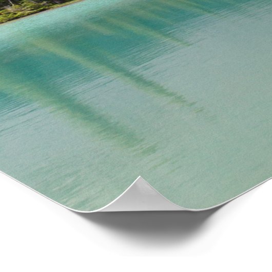 Kanada - Bow Lake Poster (Ecke)