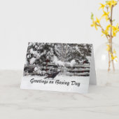 Kanada Boxtag Gruß an die Türkei Karte (Gelbe Blume)