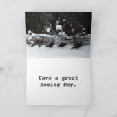 Kanada Boxtag Grußkarte Türkei Karte (Innenseite)