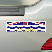 Kanada-Britisch-Columbia-Flagge Autoaufkleber (Auf Auto)