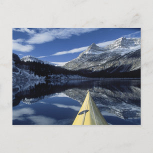 Kanada, British Columbia, Banff. Kajakschnabel auf Postkarte
