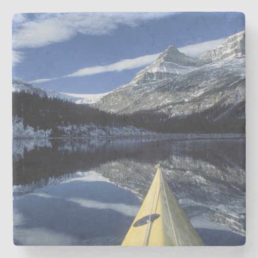 Kanada, British Columbia, Banff. Kayak-Bogen Steinuntersetzer (Vorderseite)