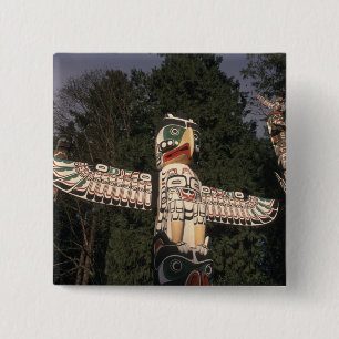 Kanada, British Columbia, Vancouver. Einheimisch Button