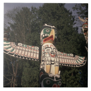 Kanada, British Columbia, Vancouver. Einheimisch Fliese
