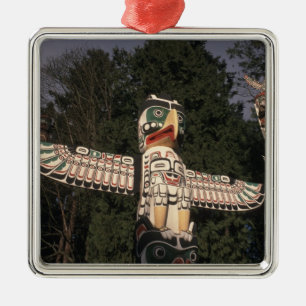 Kanada, British Columbia, Vancouver. Einheimisch Silbernes Ornament