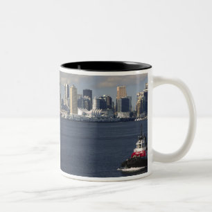 Kanada, British Columbia, Vancouver. Innenstadt Zweifarbige Tasse