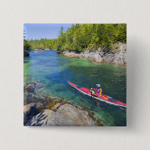 Kanada, British Columbia, Vancouver Island. Meer 2 Button