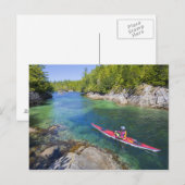 Kanada, British Columbia, Vancouver Island. Meer 2 Postkarte (Vorne/Hinten)