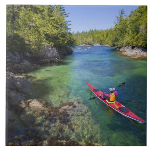 Kanada, British Columbia, Vancouver Island. Meer Fliese