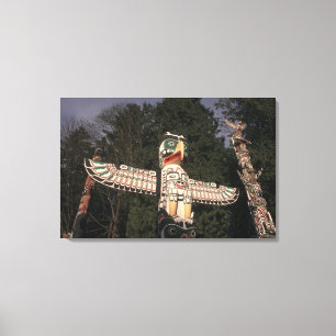 Kanada, British Columbia, Vancouver. Nativ Leinwanddruck