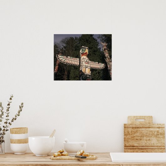 Kanada, British Columbia, Vancouver. Nativ Poster (Küche)