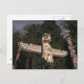 Kanada, British Columbia, Vancouver. Nativ Postkarte (Vorne/Hinten)