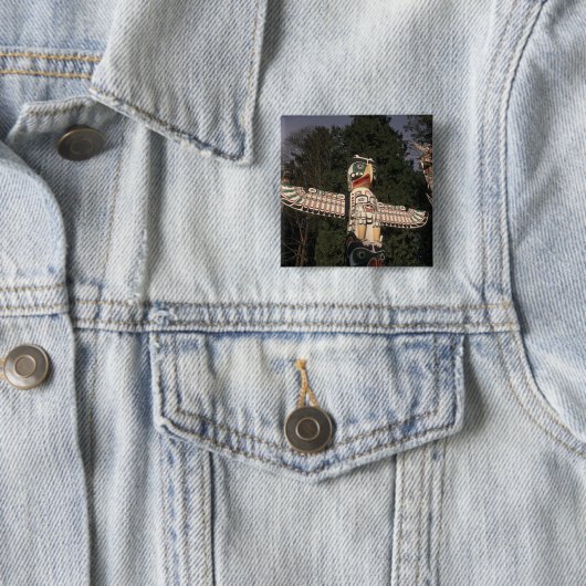 Kanada, British Columbia, Vancouver. Native Button (Beispiel)