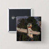 Kanada, British Columbia, Vancouver.  Native Button (Vorne & Hinten)