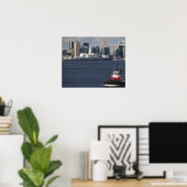 Kanada, British Columbia, Vancouver. Stadtzentrum Poster (Heimbüro)