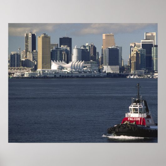 Kanada, British Columbia, Vancouver. Stadtzentrum Poster (Vorne)