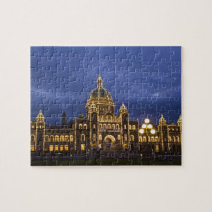 KANADA, British Columbia, Victoria. Abend, Puzzle