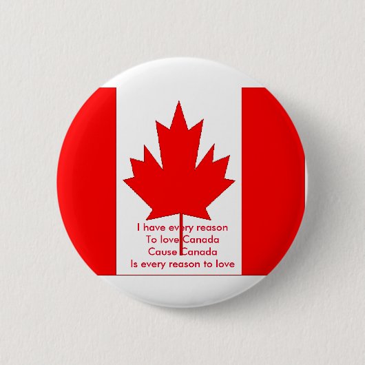 Kanada Button (Vorderseite)