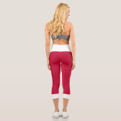 Kanada Capri Leggings (Rückseite)