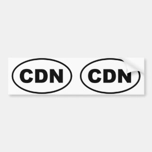 Kanada - CDN - Euro-Stil Autoaufkleber