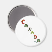 Kanada Chili Paprikaschoten Magnet (Vorderseite/Rückseite)