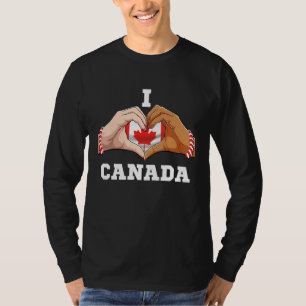 Kanada Damen Männer Patriotische kanadische Flagge T-Shirt