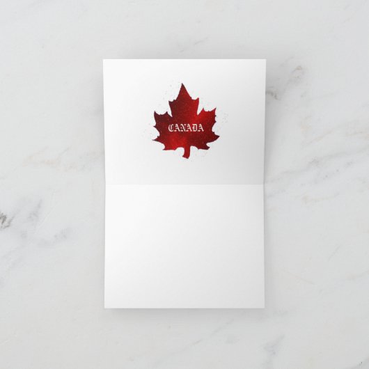 Kanada Dankeskarte (Innenseite)