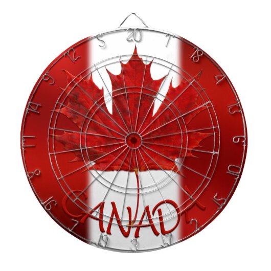 Kanada Dartboard Canada Flag Souvenir Dartboards Dartscheibe (vorne)