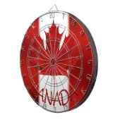 Kanada Dartboard Canada Flag Souvenir Dartboards Dartscheibe (Vorderseite rechts)