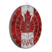 Kanada Dartboard Canada Flag Souvenir Dartboards Dartscheibe (Vorderseite Links)