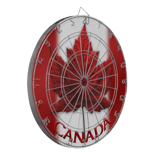Kanada Dartboard Canada Flag Souvenir Dartboards Dartscheibe (Vorderseite Links)