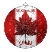 Kanada Dartboard Canada Flag Souvenir Dartboards Dartscheibe (vorne)