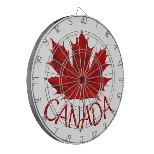 Kanada Dartboard Canada Souvenir Dartboards Games Dartscheibe (Vorderseite Links)