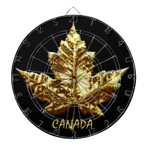 Kanada Dartboard Gold Kanada Souvenir Dartboards Dartscheibe