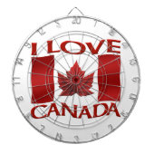 Kanada Dartboard I Liebe Canada Souvenir Dartboard Dartscheibe (vorne)
