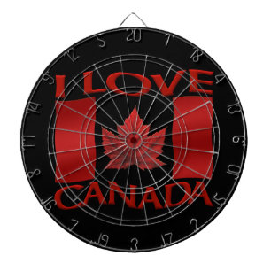 Kanada Dartboard I Liebe Canada Souvenir Dartboard Dartscheibe