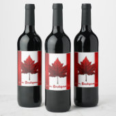 Kanada Day Beer Labels Custom Canada Liquor Flasch Weinetikett (Flaschen)