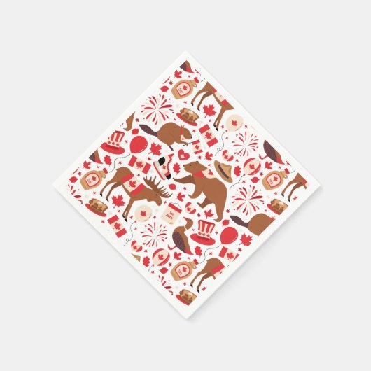 Kanada Day Canadian Serviette (Ecke)