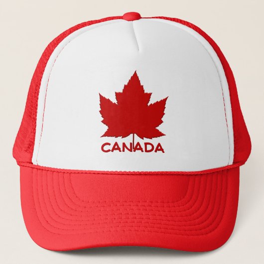 Kanada Day Caps Kanada Ahornblatt Souvenir Caps Truckerkappe (Vorderseite)