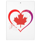 Kanada Day Clipboard Klemmbrett (Rückseite)