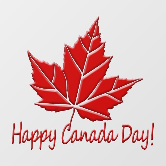 Kanada Day Decals Canada Day Window Decals Fensteraufkleber (Blatt)
