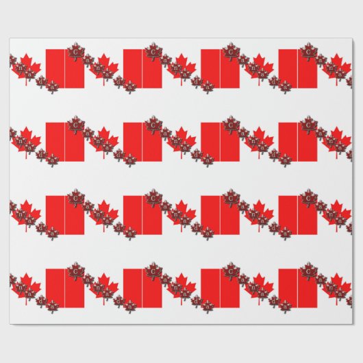 KANADA DAY GESCHENKPAPIER (Flach)