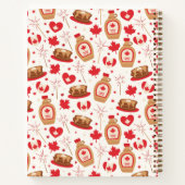Kanada Day Party Notebook Notizblock (Rückseite)