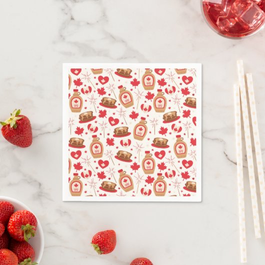 Kanada Day Party Paper Napkins Serviette (Beispiel)