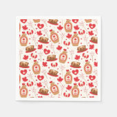 Kanada Day Party Paper Napkins Serviette (Vorderseite)