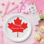 Kanada Day Pride Set von 8 Tellern auf Papier Pappteller (Party)